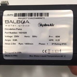 Cirkulation Pump Balboa