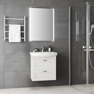 Servantskap Lycka Skuffer Hvit Frame 600