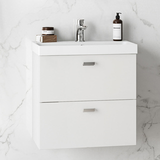 Servantskap Hed Skuffer Hvid 550