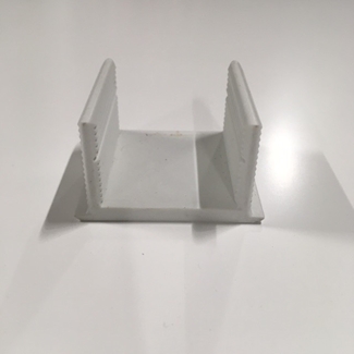 PLASTIC BLOCK UPPER PART WHITE