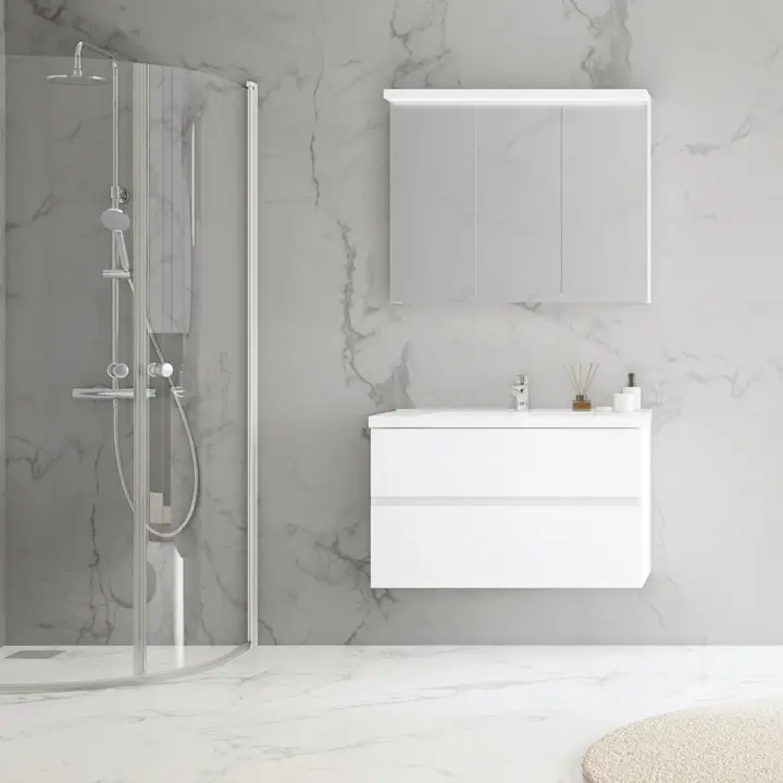 Baderomsmøbel Westerbergs Himmel hvit bredde 900