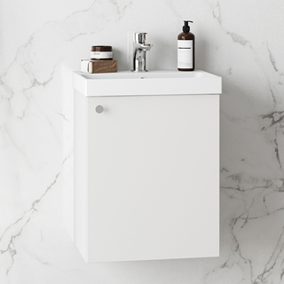 Servantskap Hed Dør Hvit 420