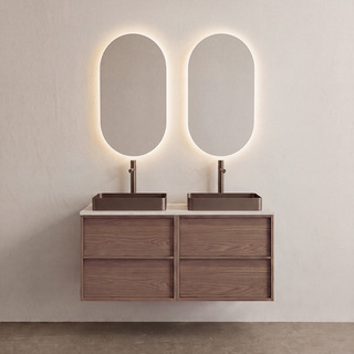 Servantskap Afton 1200D Brun Eik
