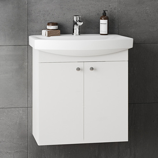 Servantskap Lycka Dører Hvit 600