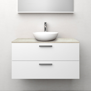 Servantskap Jord Hvit Matt 1000