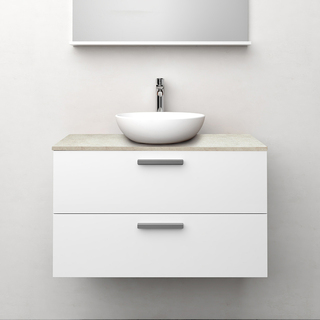 Servantskap Jord Hvit Matt 900