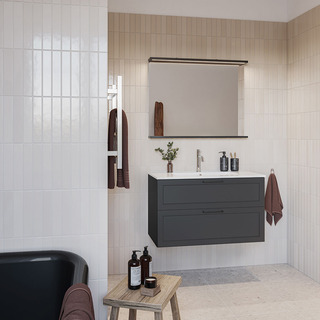 Servantskap Nejd Antracit Matt 900