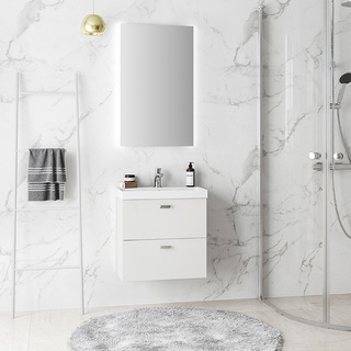 Servantskap Hed Skuffer Hvid 550