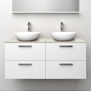 Servantskap Jord Hvit Matt 1200D